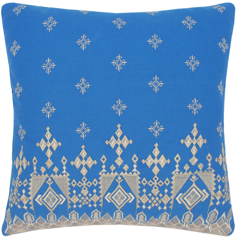 Housse de coussin carré en coton et insert Eustolia par Arshs Fine Rugs