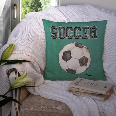 Soccer Indoor/Outdoor Throw Pillow