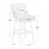 Aleksy Swivel Solid Wood Counter Stool