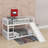 Twin Over Twin Bunk Bed With Fence-1427900443