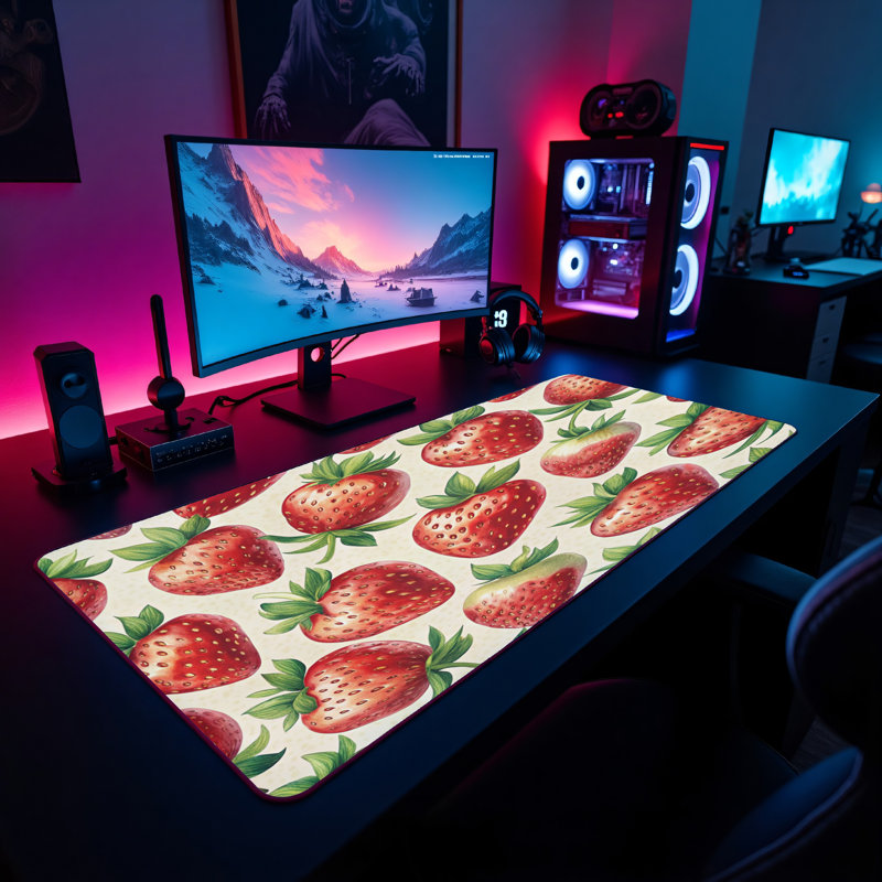 Polyester Desk Pad, 14.4x12.1