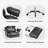 Katsunori Big and Tall Ergonomic Executive Chair with Footrest and Pillow-856873599