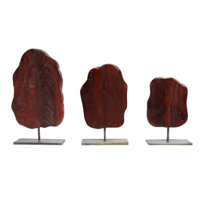 Ensemble de 3 sculptures Emilion