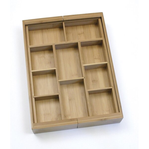 Hardin Adjustable Drawer Organizer Millwood Pines