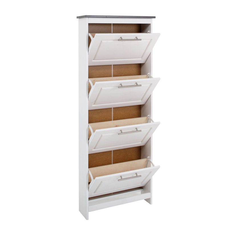 12 Pair Solid Wood Accent, White