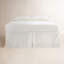 Linen Pleated Bed Skirt-18851001-18851002