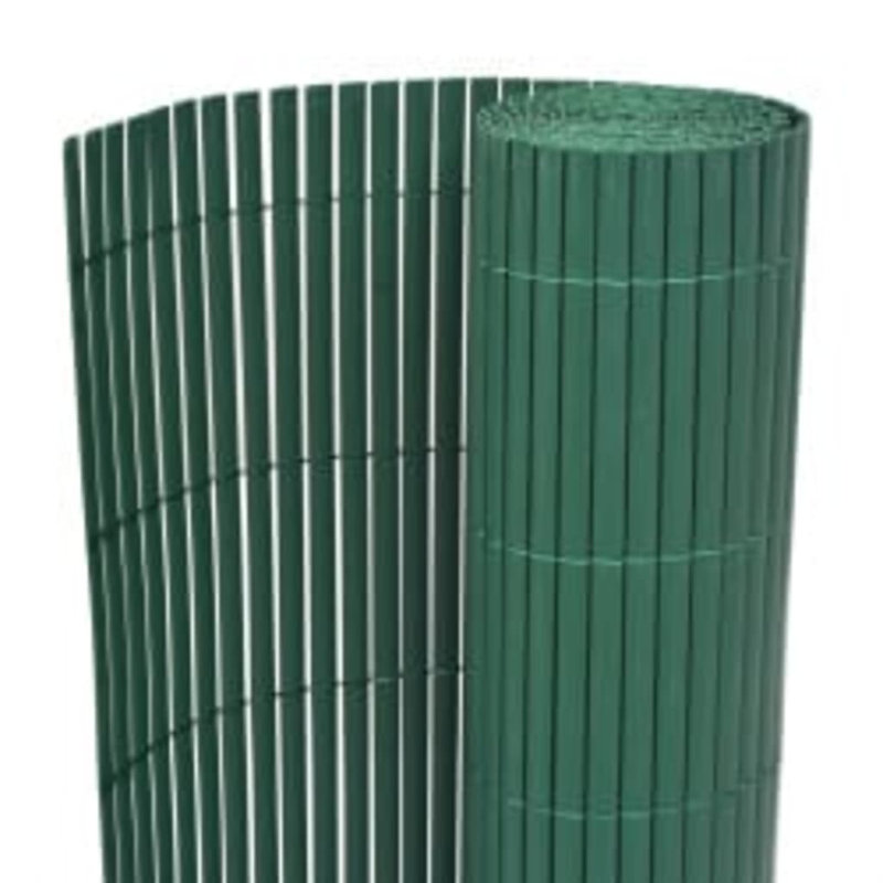 Double-Sided Garden Fence Privacy Barrier, Green, 110 x 300 cm