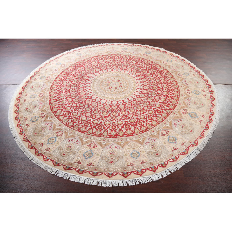 Tabriz Hand Knotted Wool Oriental Rug