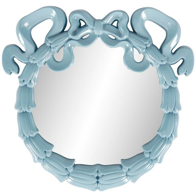 Baby Blue Bow Mirror