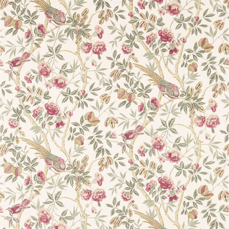 Abbeville Fabric, Rose/Calico