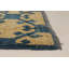 Tapis de la surface en laine bleu marine 5 pi 8 po x 8 pi 5 po main-of-kind noué la Ziegler