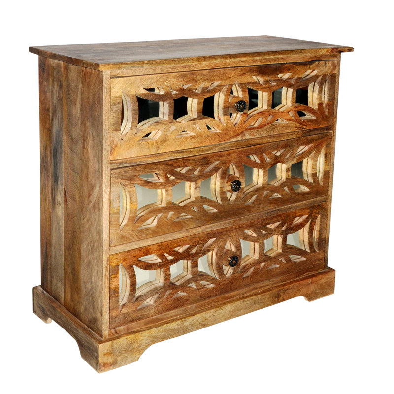 Commode décorative 3 tiroirs