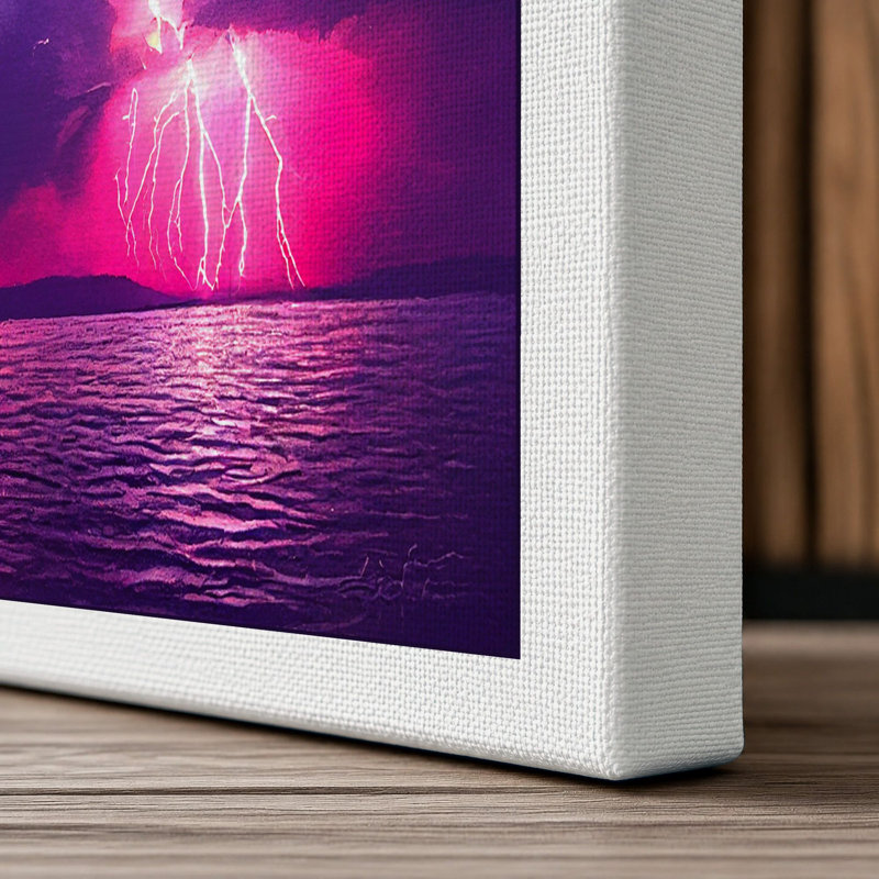 Storm's Electric Fury Modern - Print, 24x16 - 61.0 x 40.6 cm, White Border
