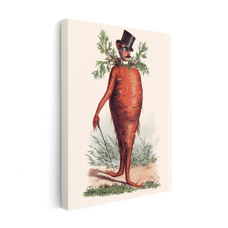 Carotte, Poster, 24"H x 32"W, Brown Framed