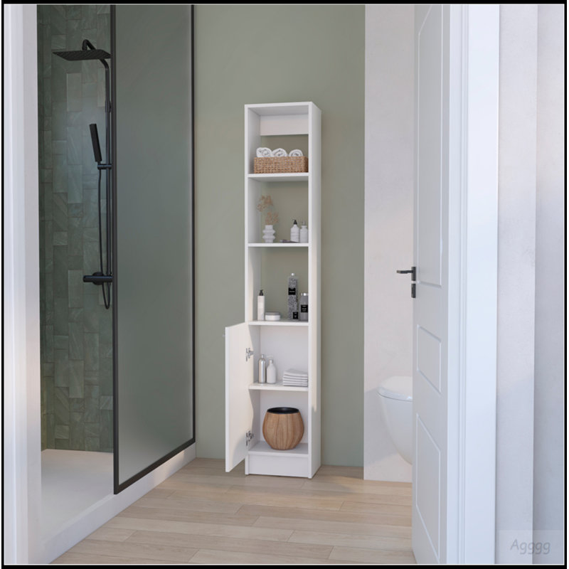 Bathroom Storage, White