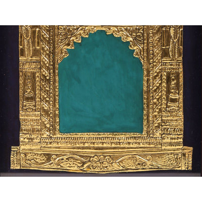 «Golden Arch», peinture encadrée de Tanjore