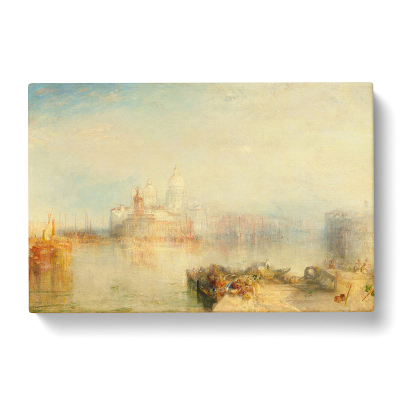 The Dogana And Santa Maria Della Salute by Joseph Mallord William Turner - Wrapped Canvas, 50cm H x 76cm W x 3cm D