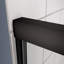 Bypass Shower Door, Sliding Door, With 1/4" Tempered Glass And Matted Black Finish 50-54"X70"