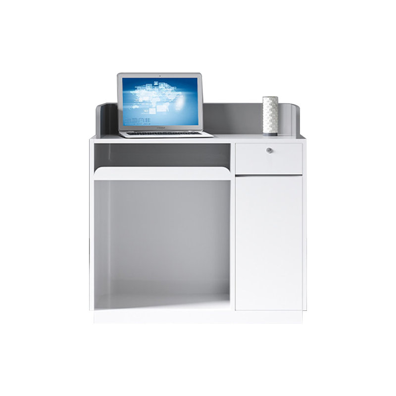 Modern Rectangular Manufactured Wood Reception Desk