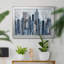 Cirrus I - Peinture sur toile encadrée-1347137223-1347137219