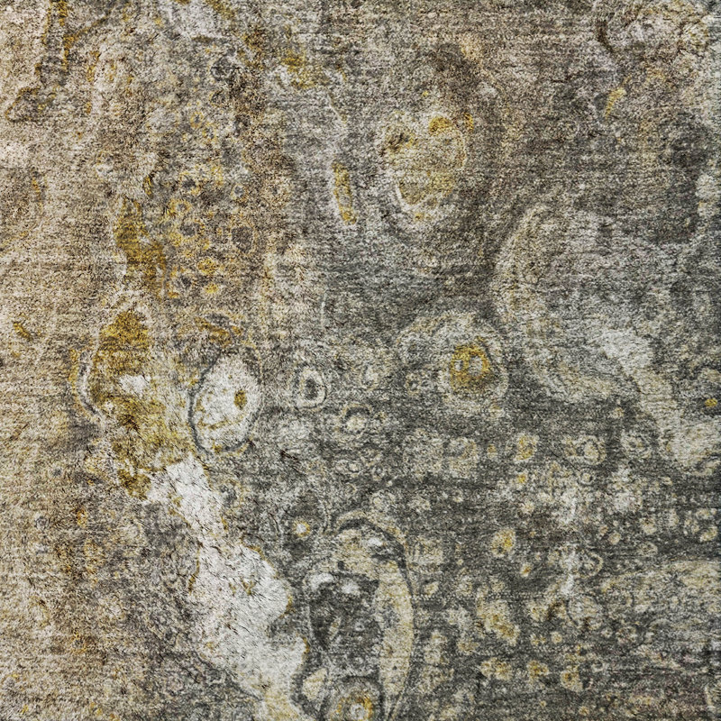 Tapis à poil long de qualité supérieure lavable à la machine ADS588, Taupe, 9' x 12'