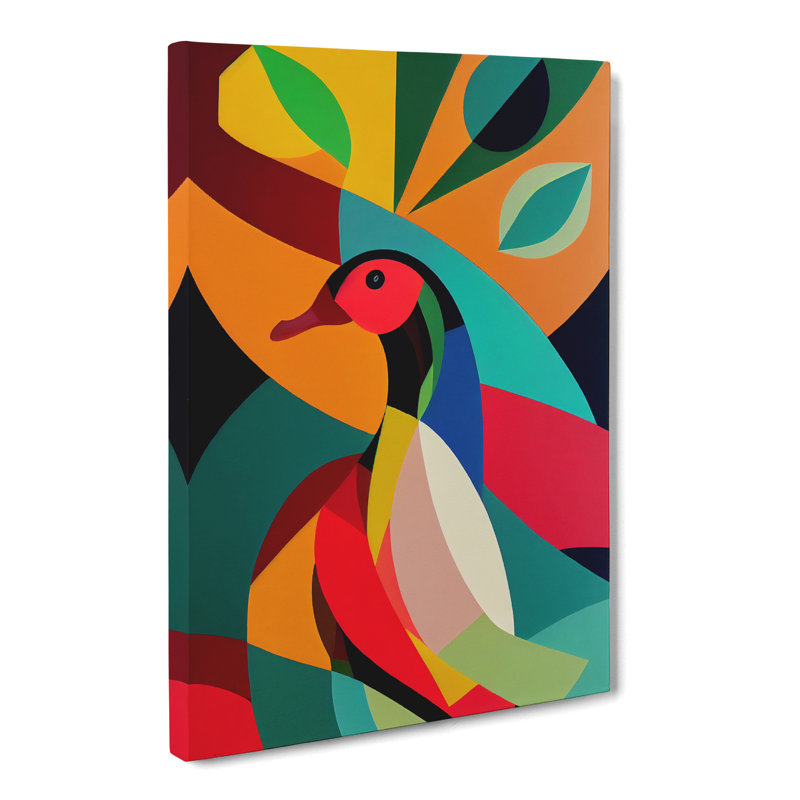 Blakesley Duck Abstract Vol.1 - Wrapped Canvas, 50cm H x 35cm W x 3cm D
