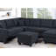 Canapé modulaire moderne 5 pièces noir ardoise avec accoudoir à gauche et à droite avec méridienne pour la maison-2139340658-2139340659