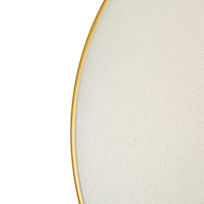 Plafonnier encastré à DEL commercial de 11 po blanc et or 24 W à intensité variable 5 CCT (ensemble de 1), Blanc et or
