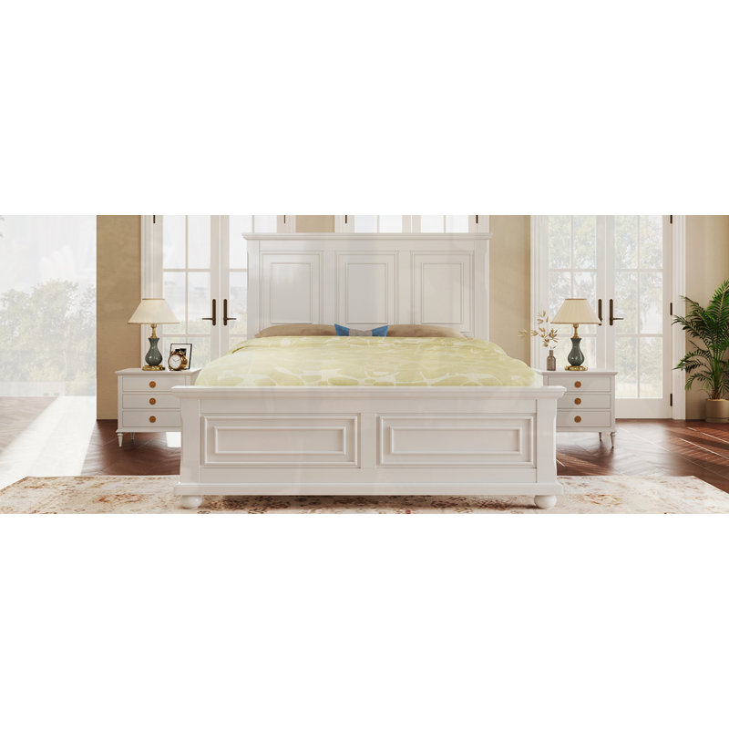 Traditional Town Bed Frame, White