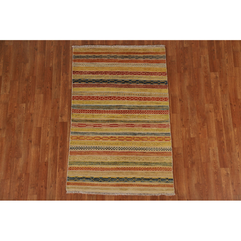 Gabbeh  Striped Area Rug 3x5