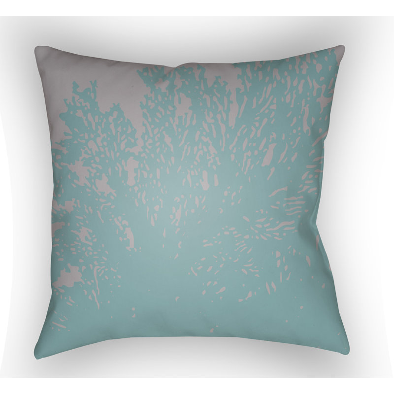 Textures Square Throw Pillow, Blue, 20" H x 20" W x 4" D