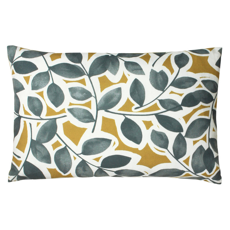 Floral Rectangular Lumbar Pillow Cover, Pillow Cover Only - No Insert, Brick