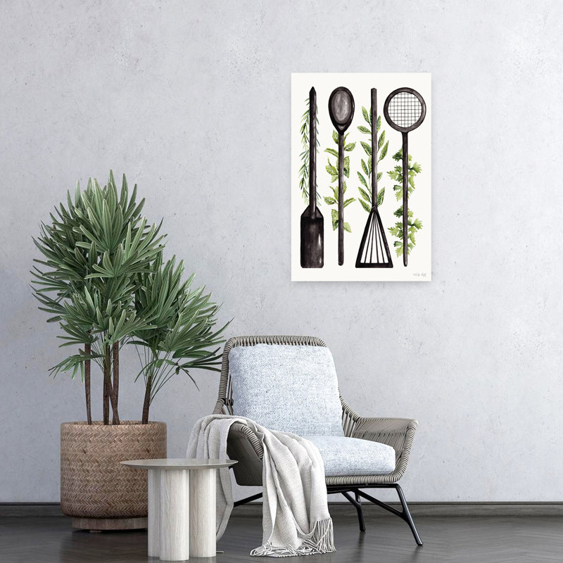 Art mural moderne abstrait rustique Cooks Essentials, 24" H x 16" W