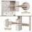 Over The Toilet Storage Cabinet, Storage Cabinet Over Toilet With Double Doors-441919731