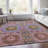 Machine Washable Indoor/Outdoor Xhevrie Pink Rug-1774087080