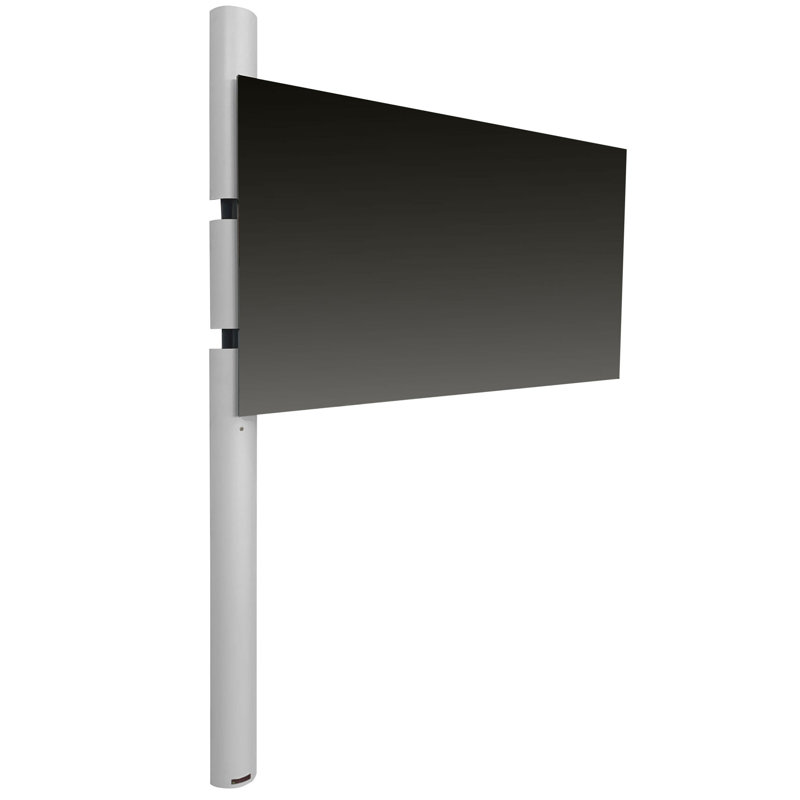 Proietti Brayden Studio Single Screen Wall Mount, White