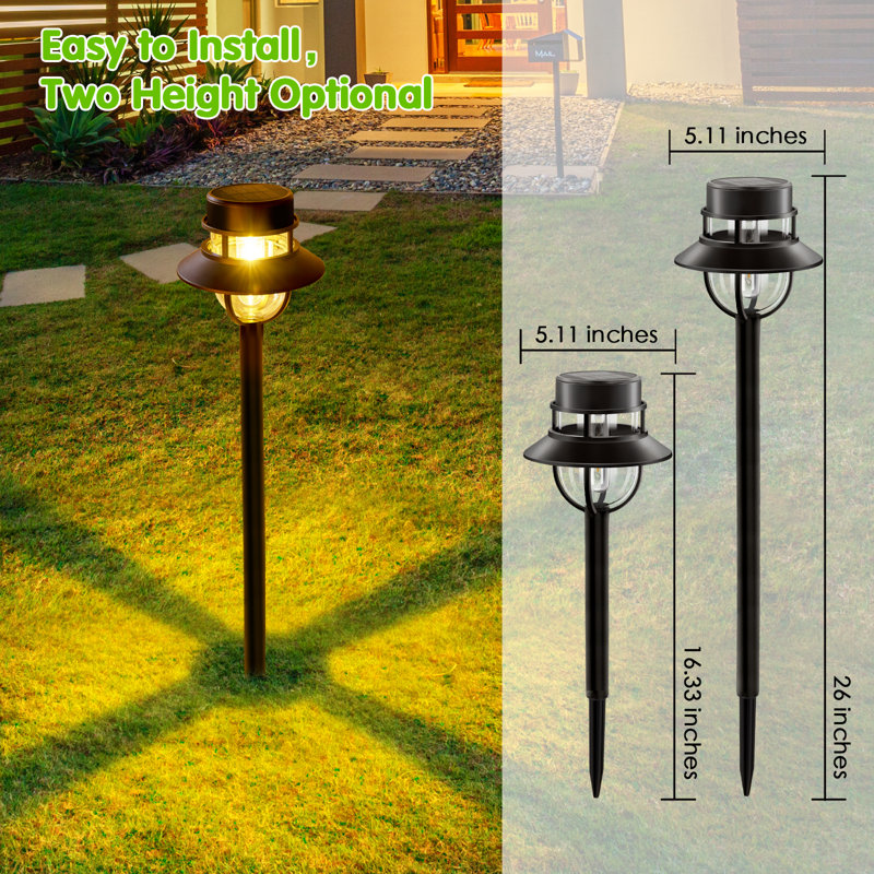 Solar Powered Integrated Led Pathway Light Pack