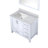 Dark Grey Bath Vanity 36 in. W x 22 in. D, Left Offset Carrara Marble Top, and 34 in. Mirrors-1470552200