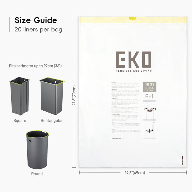 40L Trash Bags - 100 Count