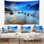 Tapisserie «Seashore Skyy Cloudy Over Moeraki Boulders»-28502368