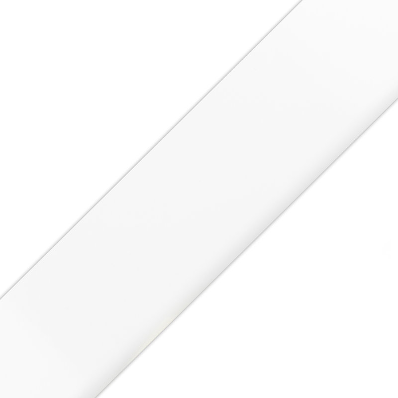 Battiscopa 13" x 3" Ceramic Bullnose Tile Trim, Glossy White