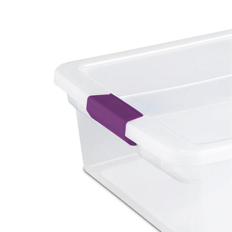 Sterilite Clear View Storage Container Tote w/ Latching Lid
