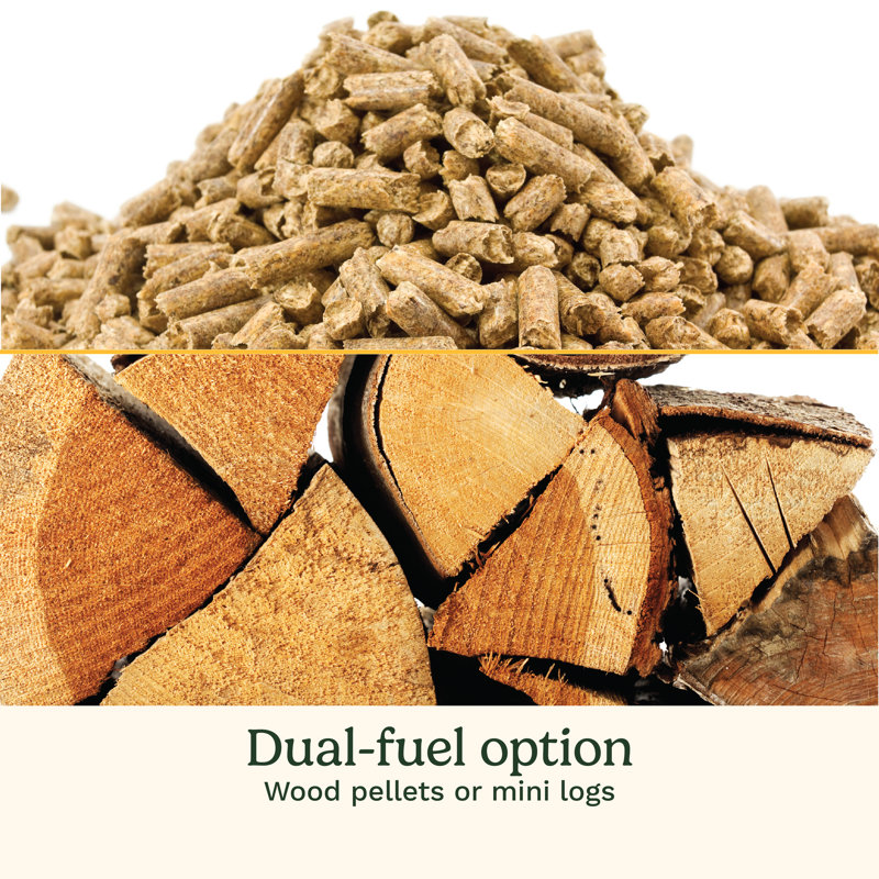 7.5-In. Cleanburn Smokeless Outdoor Tabletop Fire Pit with Dual Fuel Compatibility