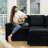 Storage U-Shaped Sectional Corner Sofa With Two Ottomans-1872039477