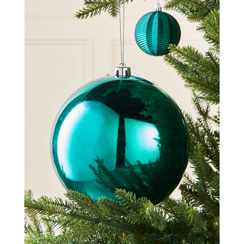 Solid Colour Plastic / Acrylic Bauble, 21.84cm H x 19.99cm W x 19.99cm D
