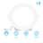 6'' Selectable Color Temperature Dimmable Air-Tight IC Rated LED Canless Recessed Lighting Kit