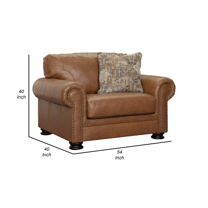 Riana Faux Leather Armchair
