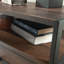 Table d'appoint / table de chevet, finition brune