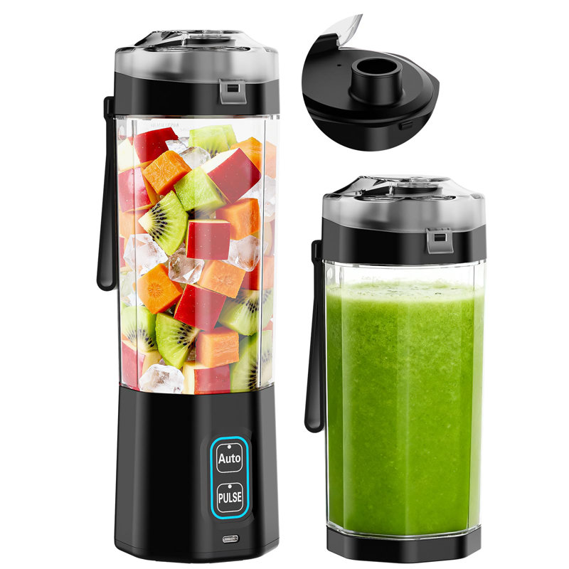 GVODE Personal Blender 24oz Portable USB-C Rechargeable, BPA-Free, Leakproof Lid & Sip Spout