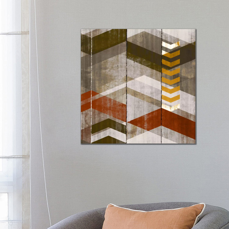Chevron Serenade III by Edward Selkirk - Wrapped Canvas Gallery-Wrapped Canvas Giclée, 66.04 cm H x 66.04 cm W x 1.91 cm D
